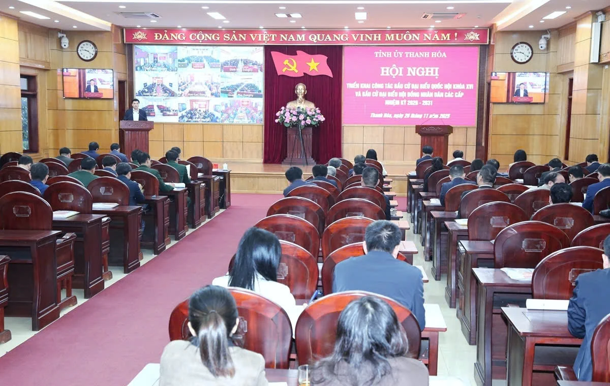 Triển khai công tác bầu cử ĐBQH khóa XVI và đại biểu HĐND các cấp nhiệm kỳ 2026-2031