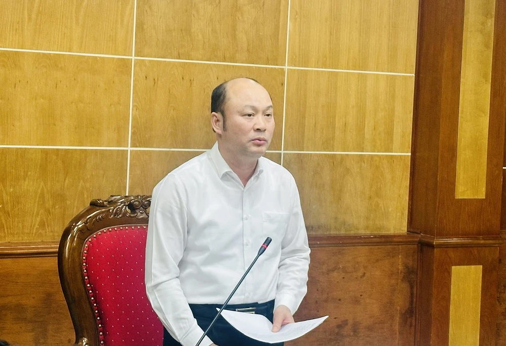 Hội nghị kết nối cung - cầu và trưng bày giới thiệu sản phẩm nông sản, thực phẩm an toàn tỉnh Thanh Hóa năm 2025 được tổ chức tại phường Hạc Thành