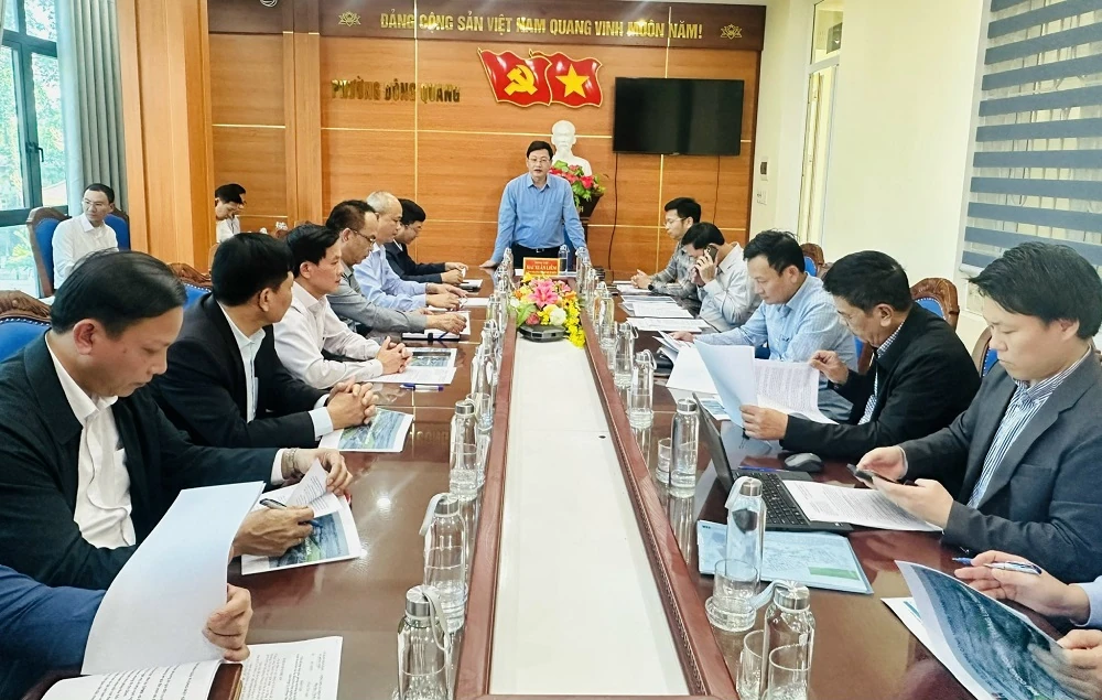 Đẩy nhanh tiến độ triển khai thực hiện Dự án đầu tư xây dựng và kinh doanh kết cấu hạ tầng KCN Thăng Long Thanh Hóa