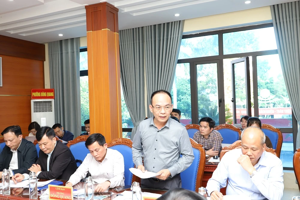 Đẩy nhanh tiến độ triển khai thực hiện Dự án đầu tư xây dựng và kinh doanh kết cấu hạ tầng KCN Thăng Long Thanh Hóa