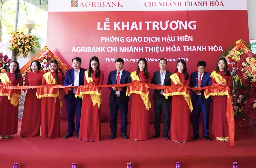 Agribank Thanh Hóa khai trương Phòng giao dịch Hậu Hiền