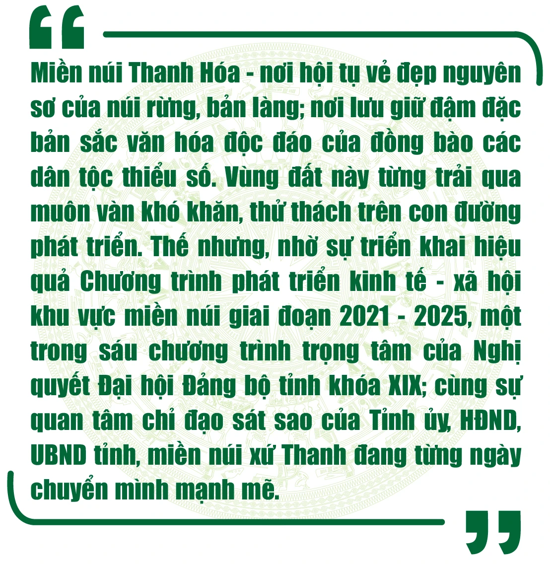 [E-Magazine]: Miền núi Thanh Hóa - Hành trình vươn lên từ gian khó