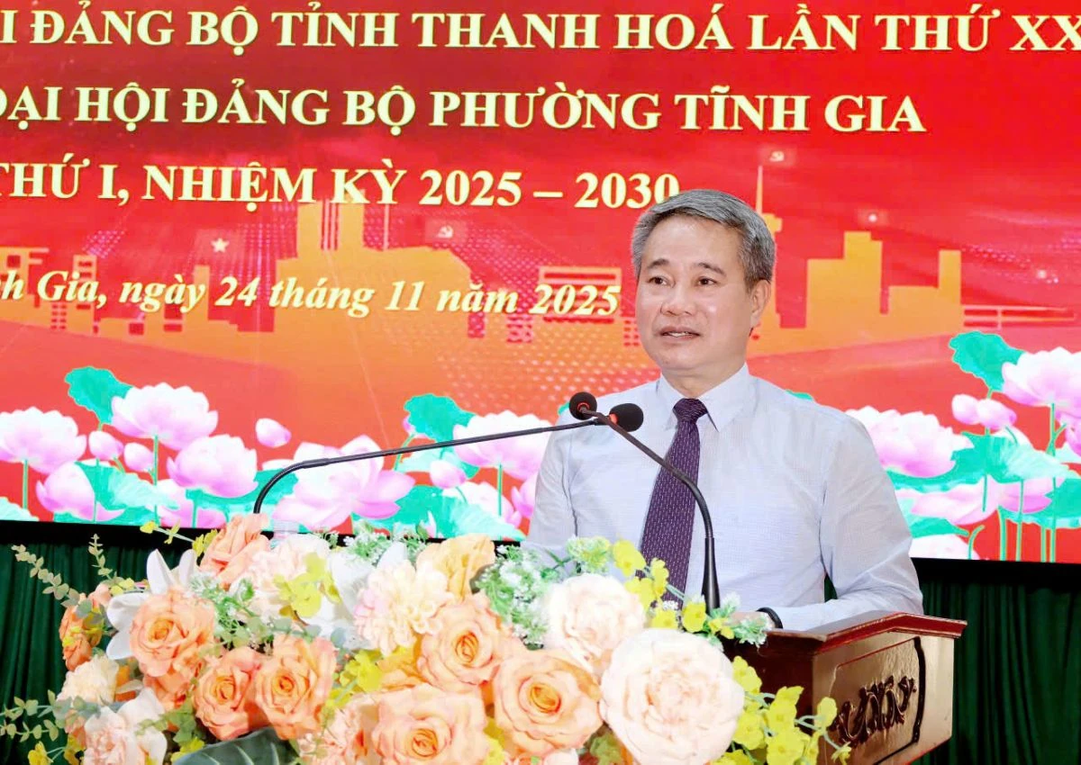 Phường Tĩnh Gia triển khai học tập, quán triệt Nghị quyết Đại hội Đảng bộ tỉnh lần thứ XX và Đảng bộ phường lần thứ I