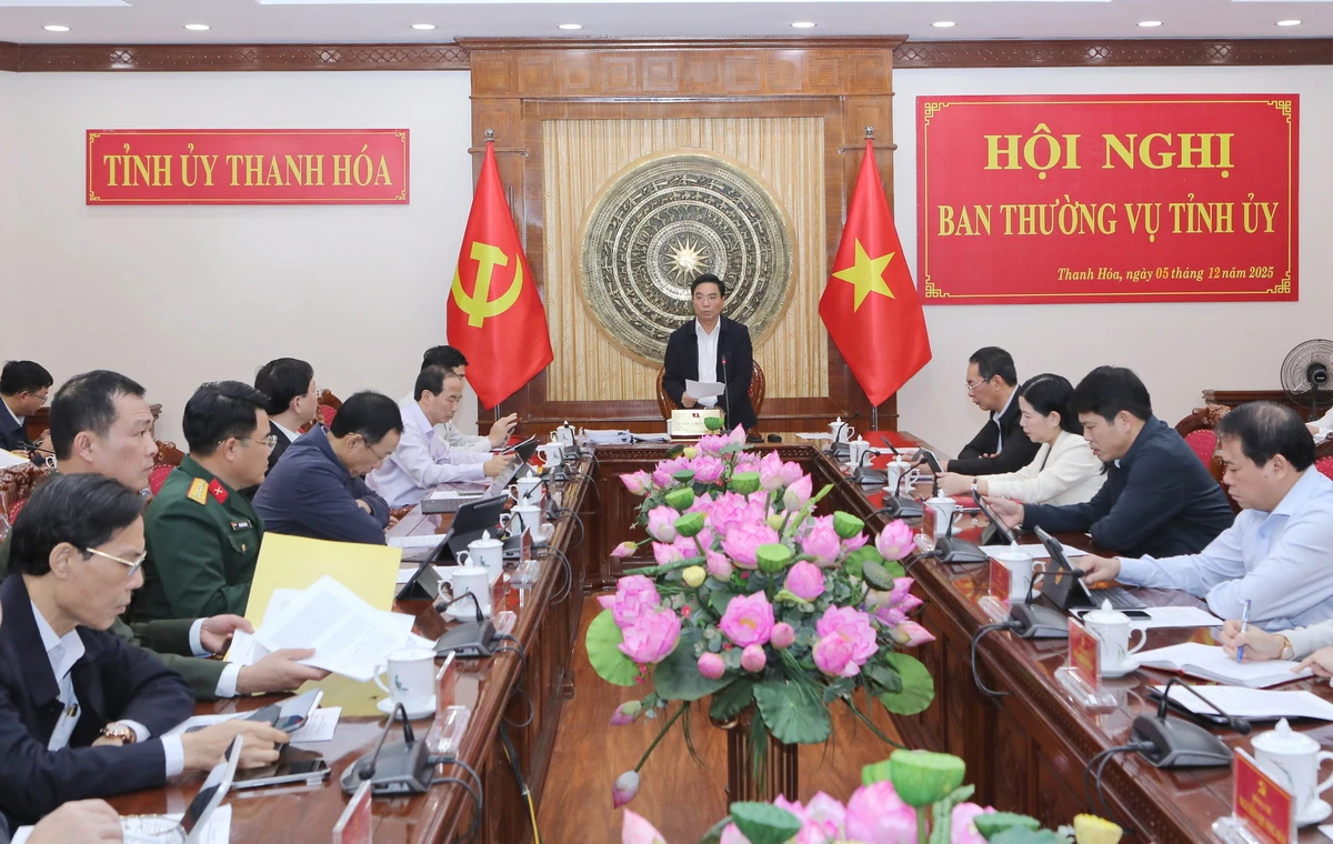 Ban Thường vụ Tỉnh ủy đánh giá toàn diện tình hình thực hiện nhiệm vụ năm 2025; thống nhất mục tiêu, giải pháp chủ yếu năm 2026