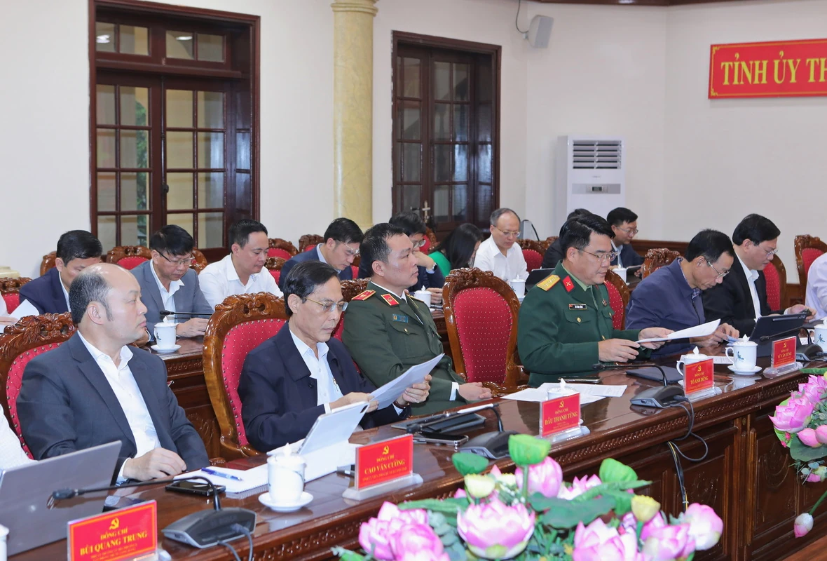 Ban Thường vụ Tỉnh ủy đánh giá toàn diện tình hình thực hiện nhiệm vụ năm 2025; thống nhất mục tiêu, giải pháp chủ yếu năm 2026