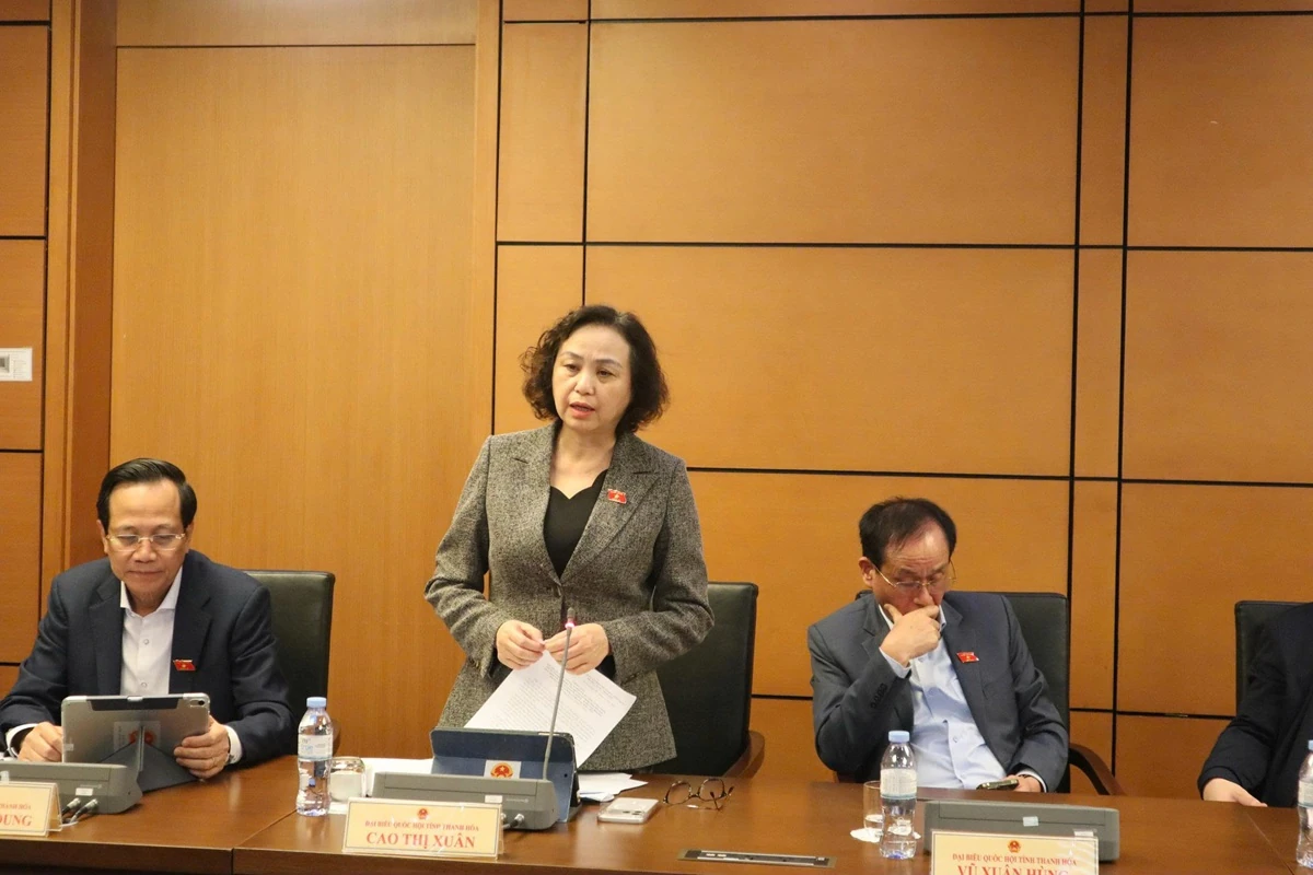 Đoàn ĐBQH Thanh Hóa tham gia góp ý vào các chủ trương đầu tư, dự thảo Nghị quyết của Quốc hội