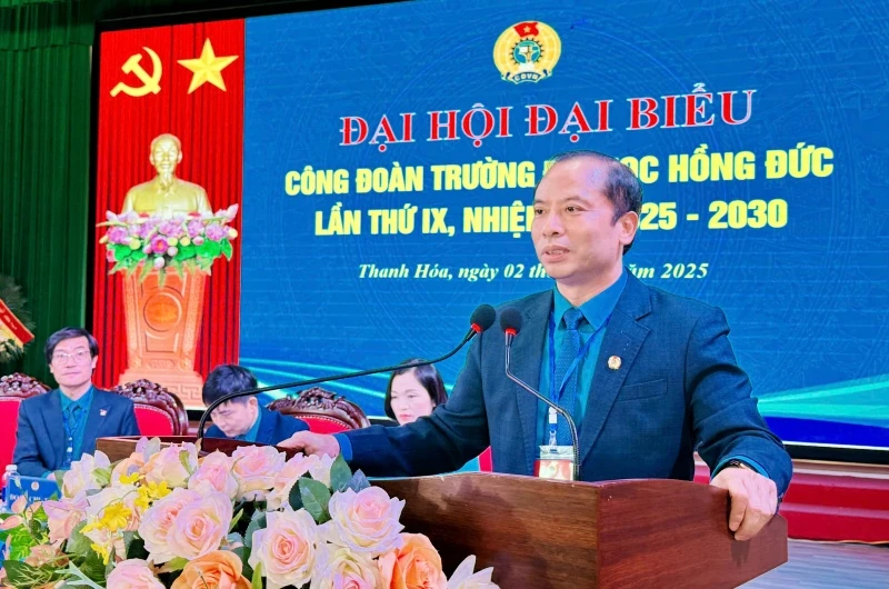 Phát huy dân chủ, đoàn kết, xây dựng công đoàn Trường Đại học Hồng Đức vững mạnh toàn diện