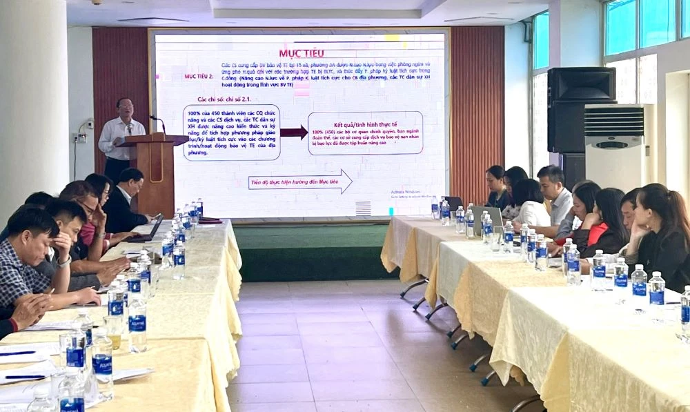 456 trẻ được trang bị kiến thức về quyền trẻ em, bạo lực thể chất và kỹ năng phòng ngừa