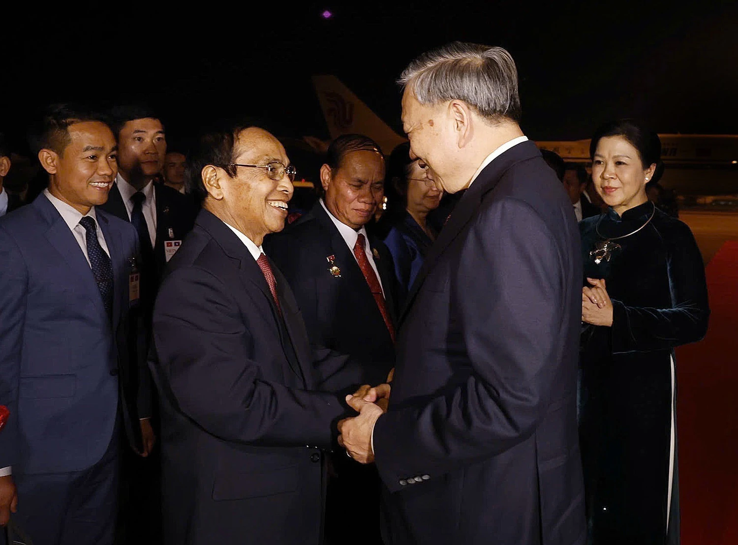 Tổng Bí thư Tô Lâm và Phu nhân kết thúc tốt đẹp chuyến thăm cấp Nhà nước tới Lào