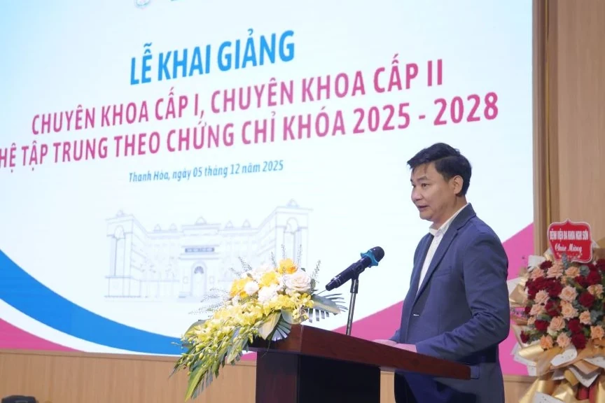 Khai giảng 6 lớp đào tạo chuyên khoa I, chuyên khoa II hệ tập trung theo chứng chỉ tại Thanh Hóa