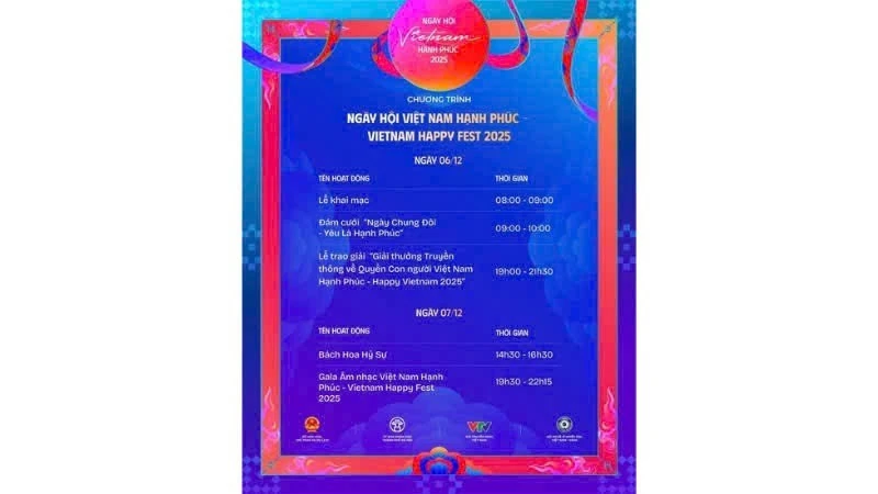 Ngày hội Việt Nam Hạnh phúc với hành trình trải nghiệm 13 sắc màu yêu thương