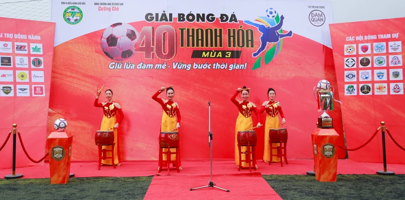 Khai mạc Giải bóng đá 7 người O40 tỉnh Thanh Hóa mùa thứ 3, năm 2025