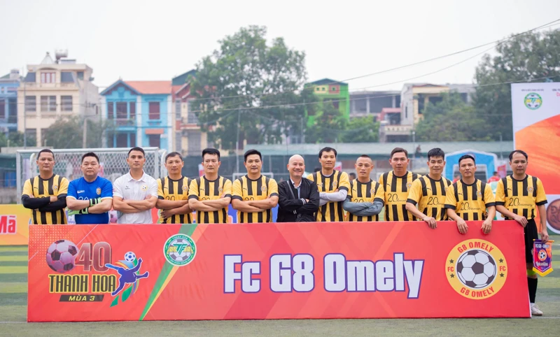 Khai mạc Giải bóng đá 7 người O40 tỉnh Thanh Hóa mùa thứ 3, năm 2025