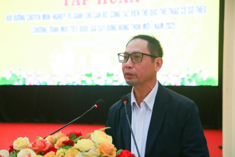 200 học viên tập huấn nghiệp vụ TDTT theo chương trình xây dựng nông thôn mới