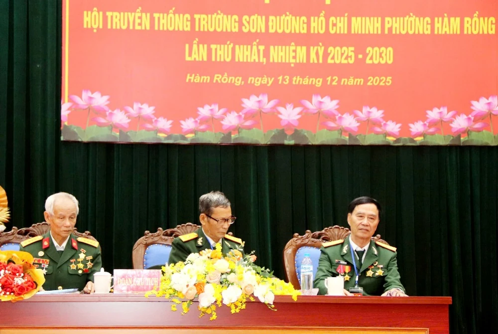 Đại hội Hội Truyền thống Trường Sơn - đường Hồ Chí Minh phường Hàm Rồng