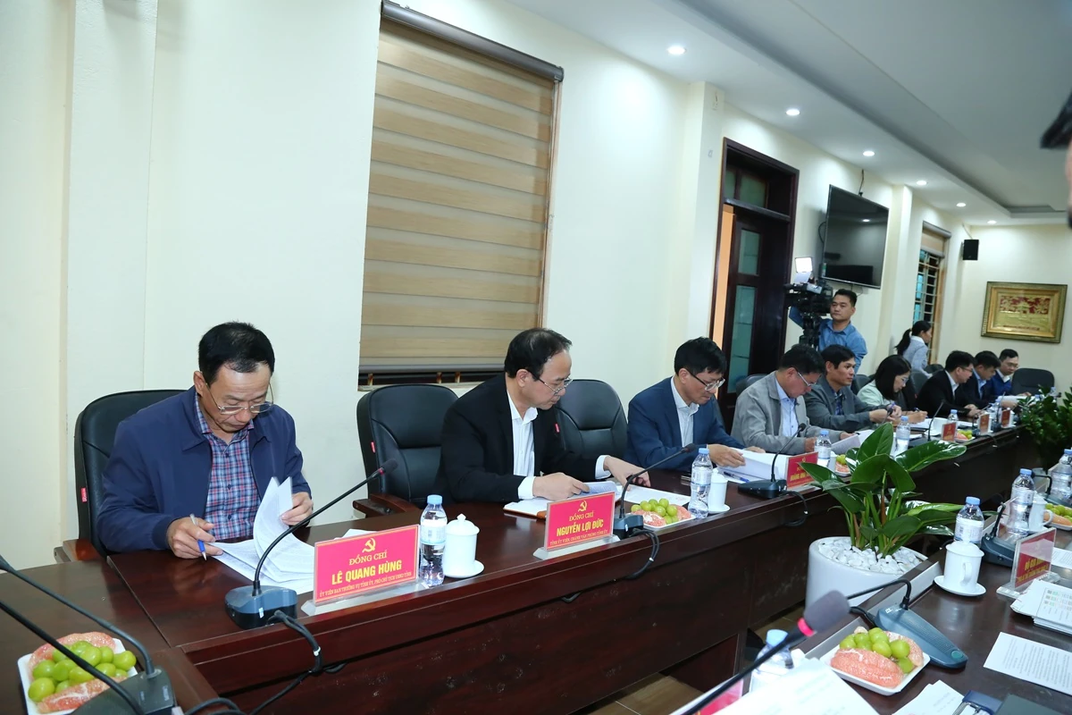 Phó Bí thư Thường trực Tỉnh ủy Nguyễn Hồng Phong thăm, làm việc tại xã Thăng Bình