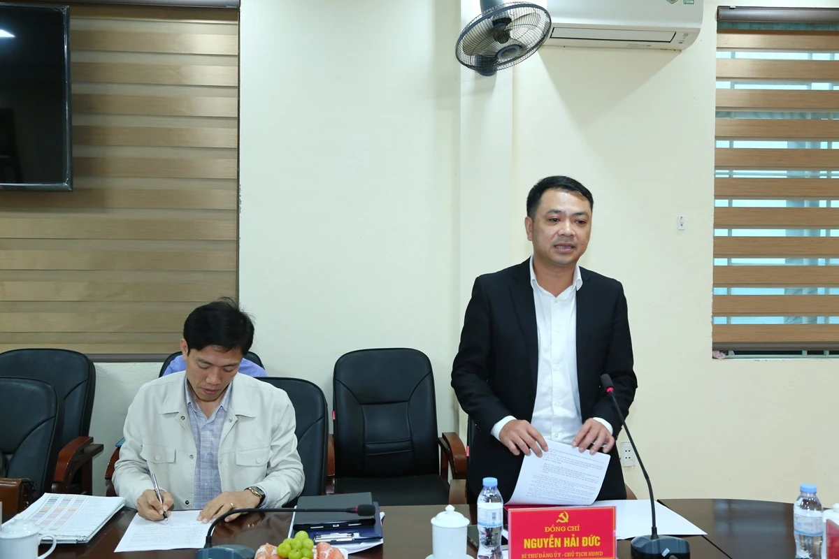 Phó Bí thư Thường trực Tỉnh ủy Nguyễn Hồng Phong thăm, làm việc tại xã Thăng Bình