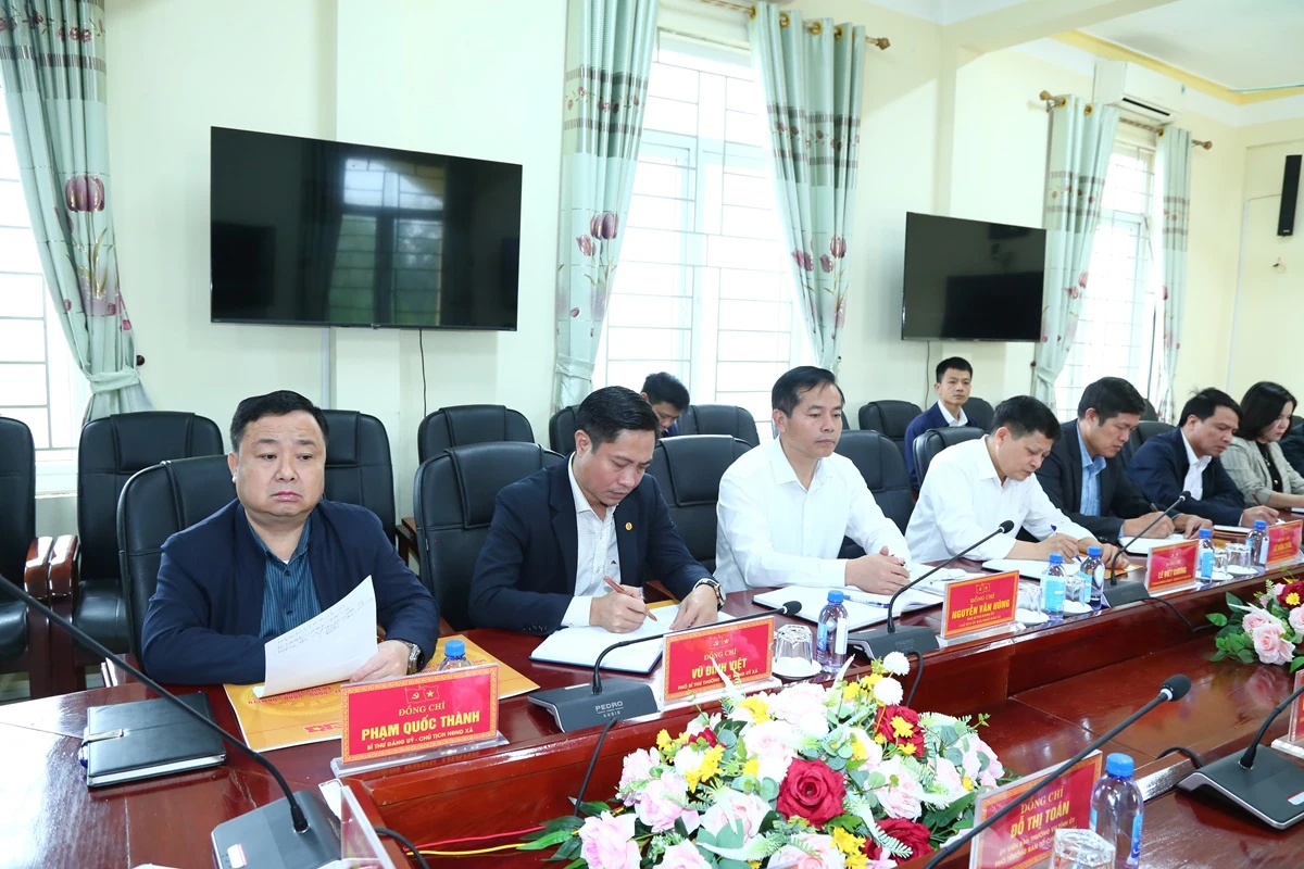 Phó Bí thư Thường trực Tỉnh ủy Nguyễn Hồng Phong thăm, làm việc tại xã Biện Thượng và Vĩnh Lộc