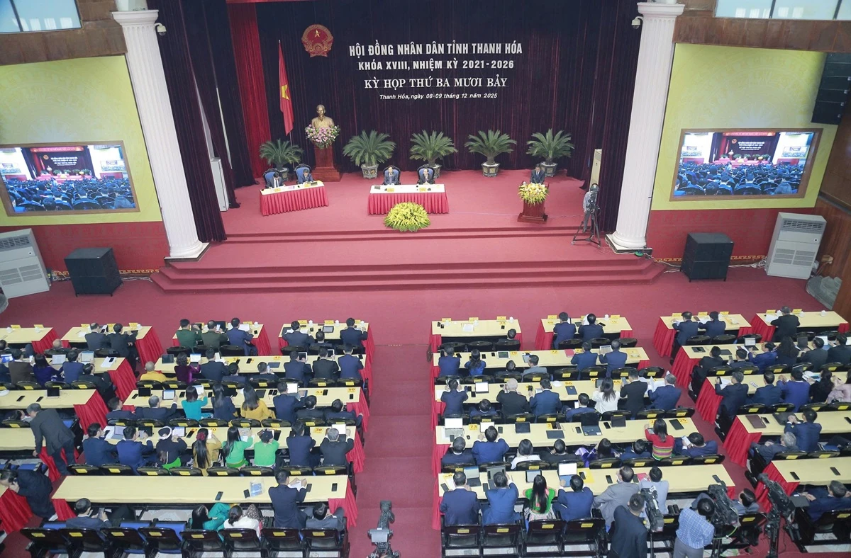 [Cập nhật] - Khai mạc trọng thể Kỳ họp thứ 37, HĐND tỉnh Thanh Hóa, khóa XVIII