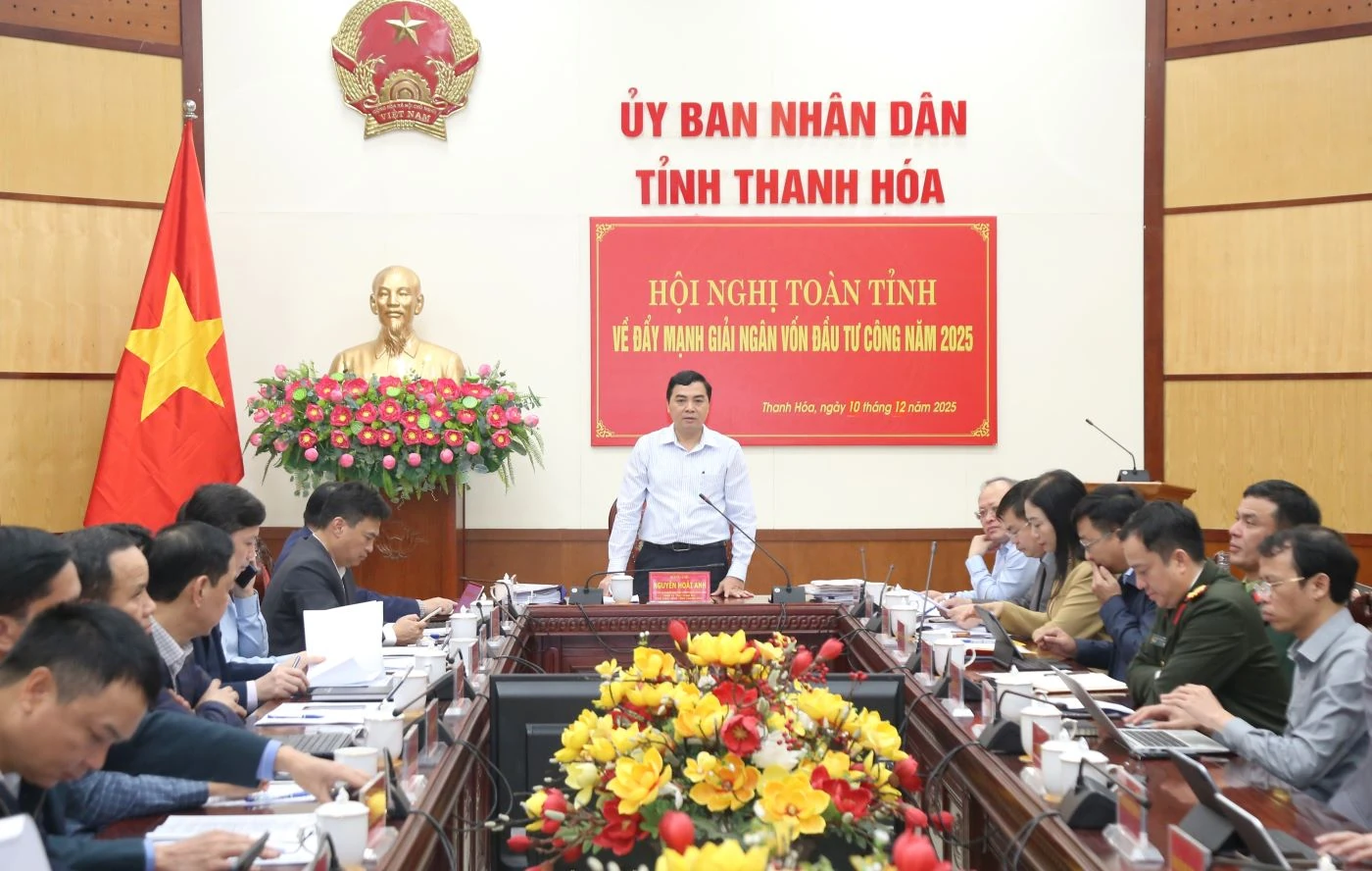 Thanh Hóa đứng thứ 3 toàn quốc về kết quả giải ngân vốn đầu tư công theo kế hoạch Chính phủ giao