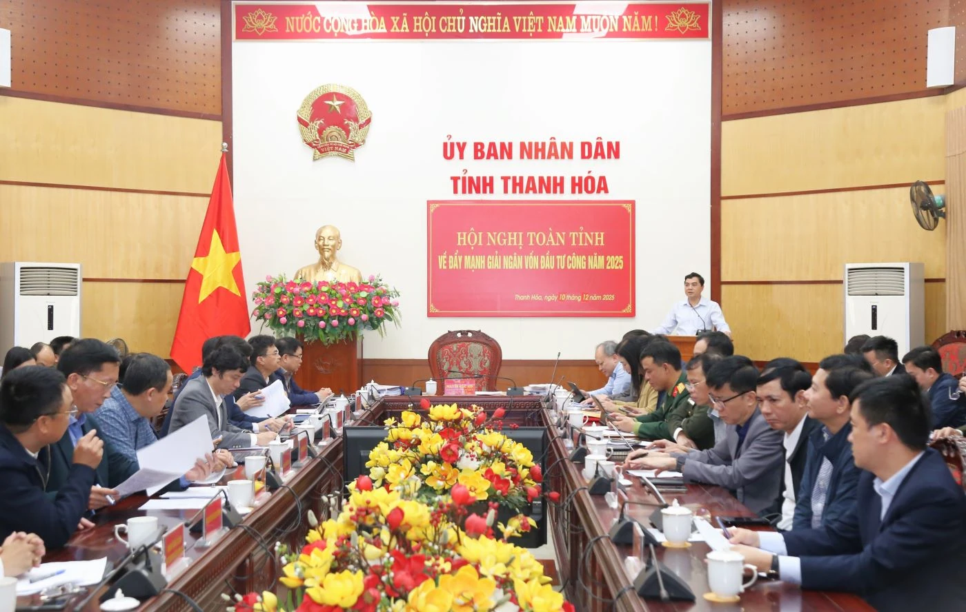 Thanh Hóa đứng thứ 3 toàn quốc về kết quả giải ngân vốn đầu tư công theo kế hoạch Chính phủ giao