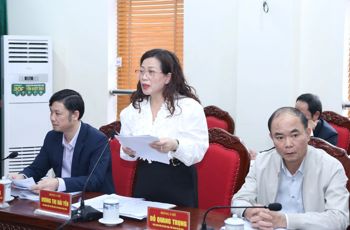 Chủ tịch UBND tỉnh Nguyễn Hoài Anh làm việc với Sở VH,TT&DL về tình hình thực hiện nhiệm vụ giai đoạn 2021-2025