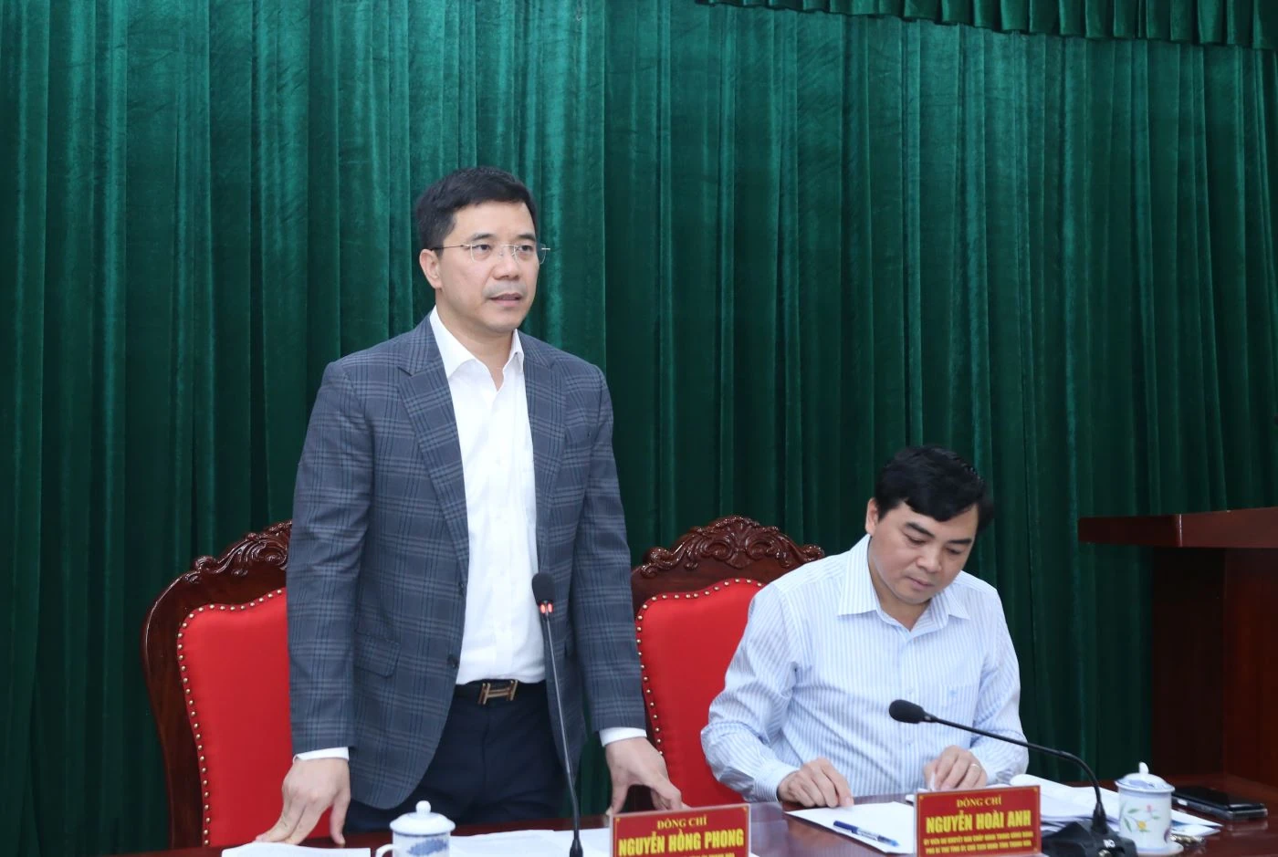 Chủ tịch UBND tỉnh Nguyễn Hoài Anh làm việc với Sở VH,TT&DL về tình hình thực hiện nhiệm vụ giai đoạn 2021-2025