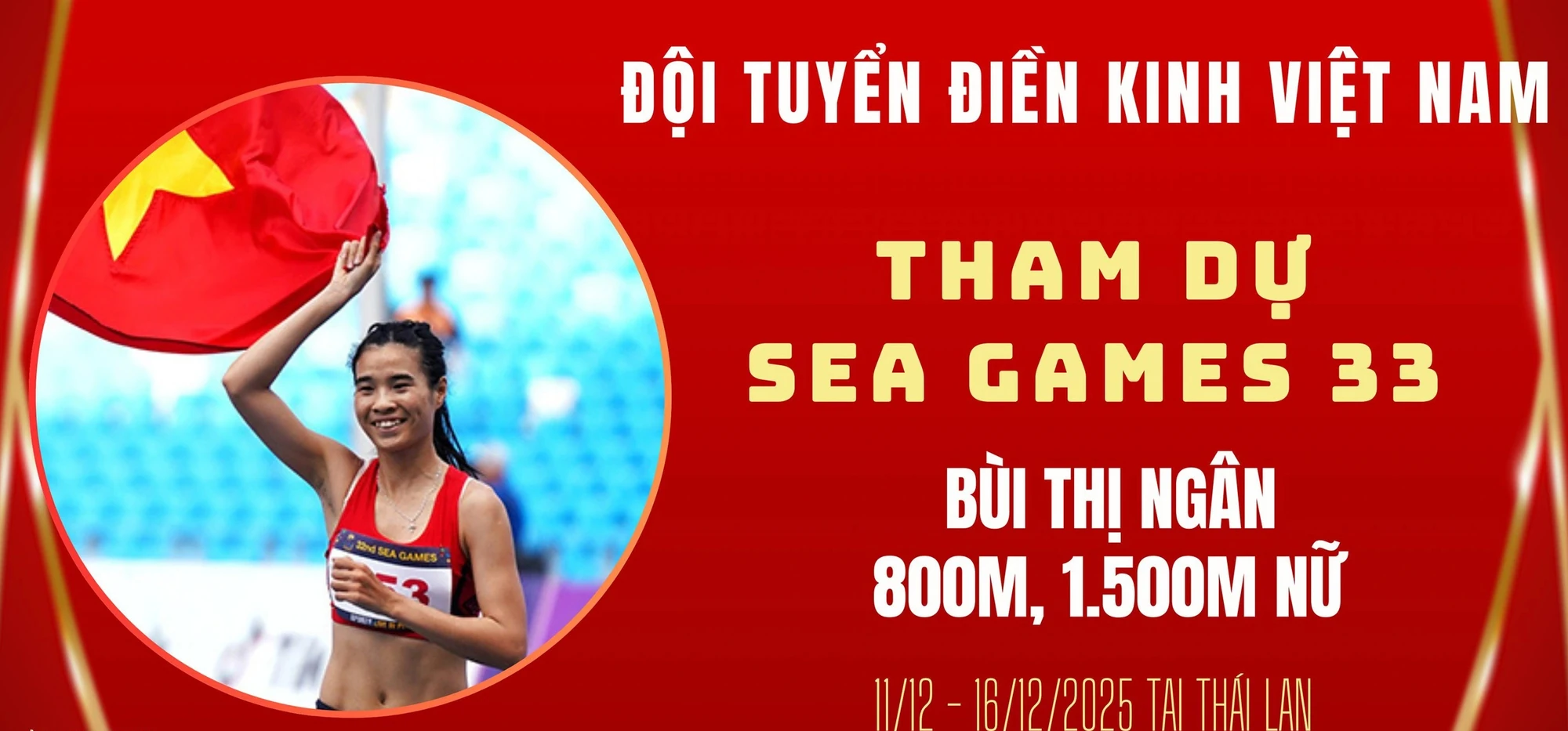 [Trực tiếp] SEA Games 33 ngày 11/12: Điền kinh và bơi lội gánh trọng trách “săn vàng”, Việt Nam quyết tâm bứt phá