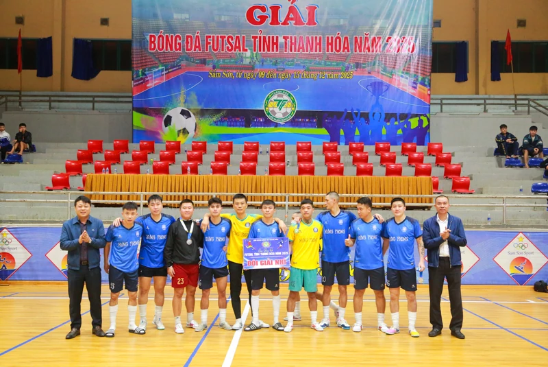 FC Sơn Trang vô địch Giải bóng đá Futsal tỉnh Thanh Hóa