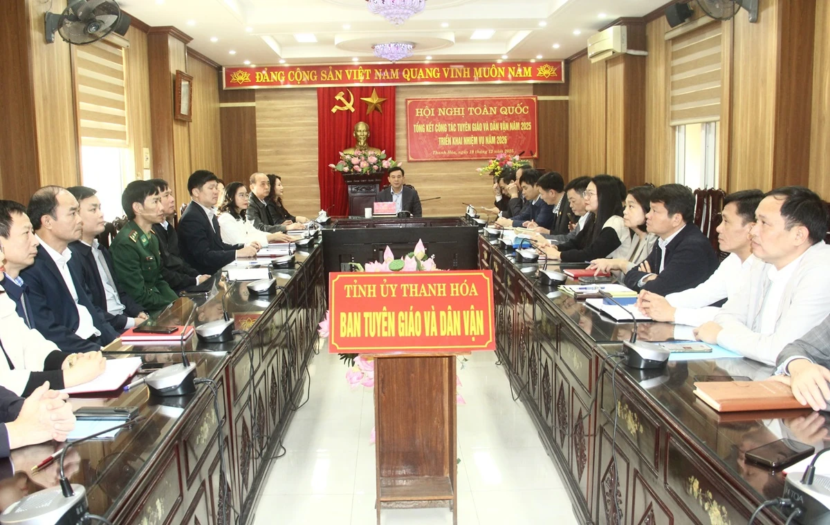 Toàn quốc tổng kết công tác tuyên giáo và dân vận năm 2025