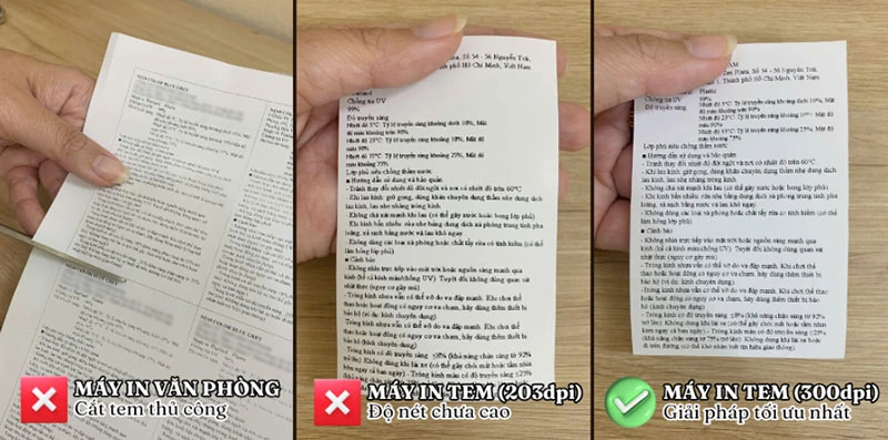 Gỡ rối bài toán in tem phụ hàng nhập khẩu