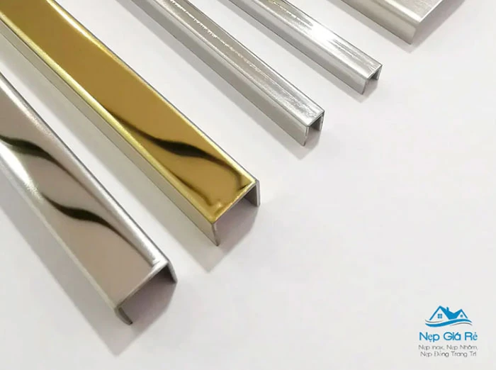 Các loại nẹp U inox 304 sử dụng phổ biến trong trang trí nội thất