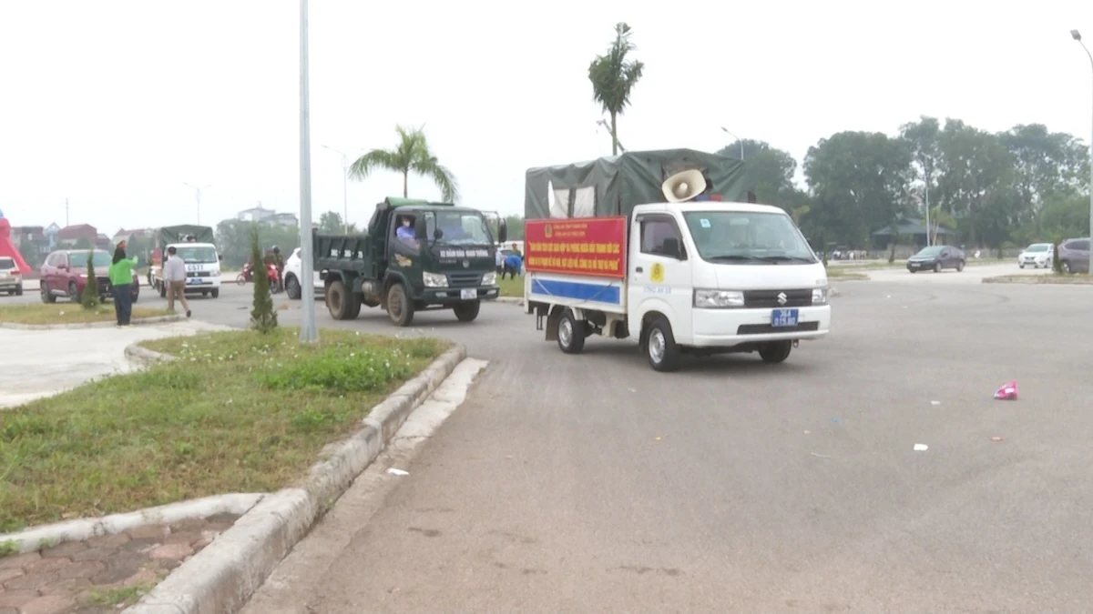 Từ 21/12, xã Triệu Sơn ra quân giải tỏa vi phạm hành lang an toàn giao thông