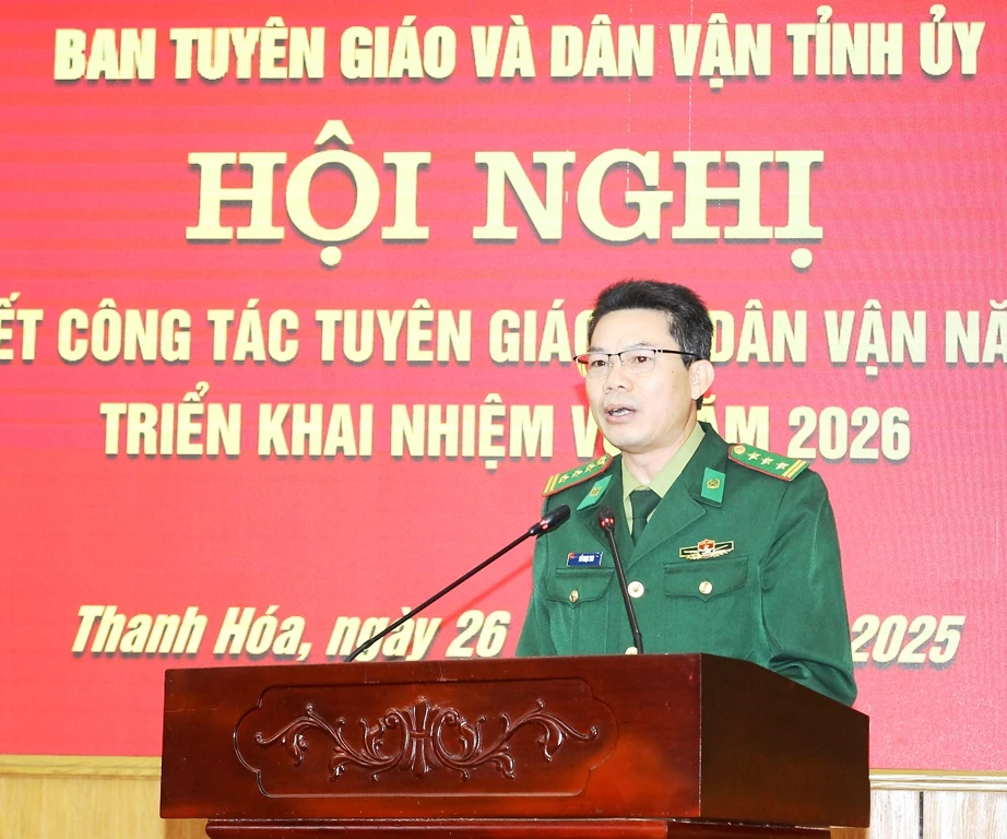 Tổng kết công tác tuyên giáo và dân vận năm 2025, triển khai nhiệm vụ năm 2026