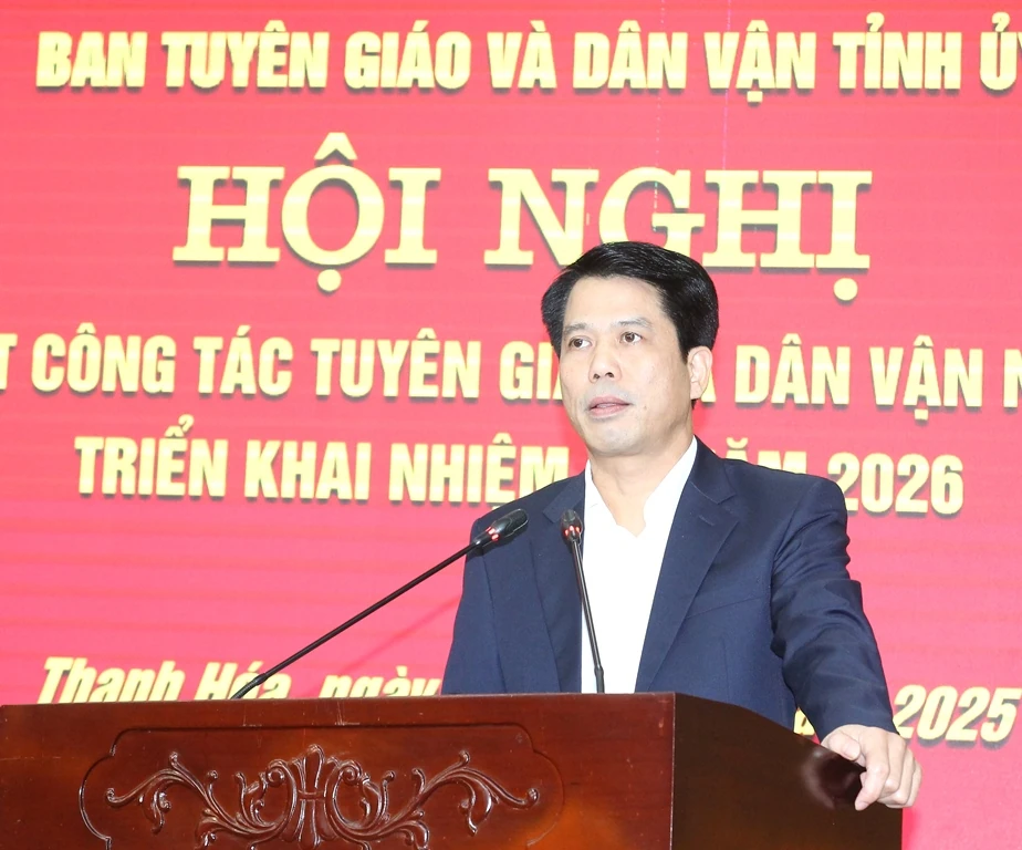 Tổng kết công tác tuyên giáo và dân vận năm 2025, triển khai nhiệm vụ năm 2026