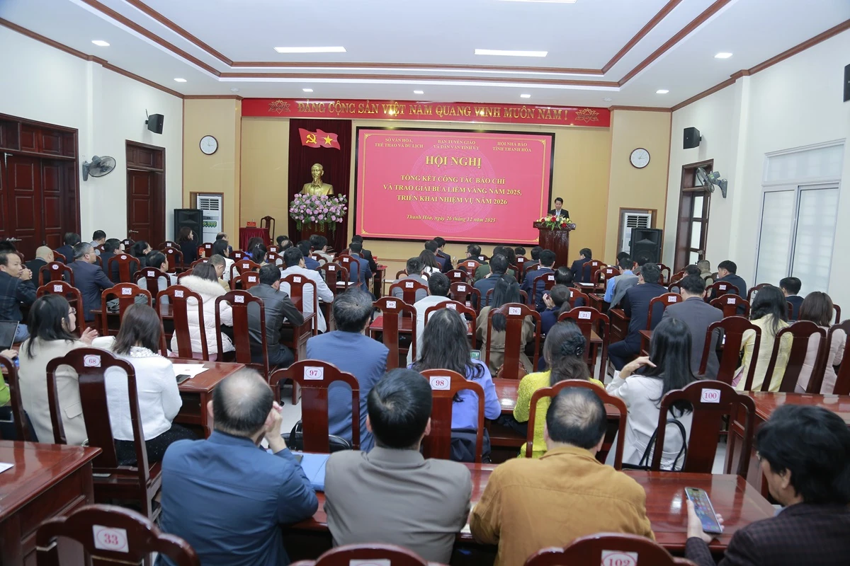 Tổng kết công tác báo chí và trao Giải Búa liềm vàng năm 2025