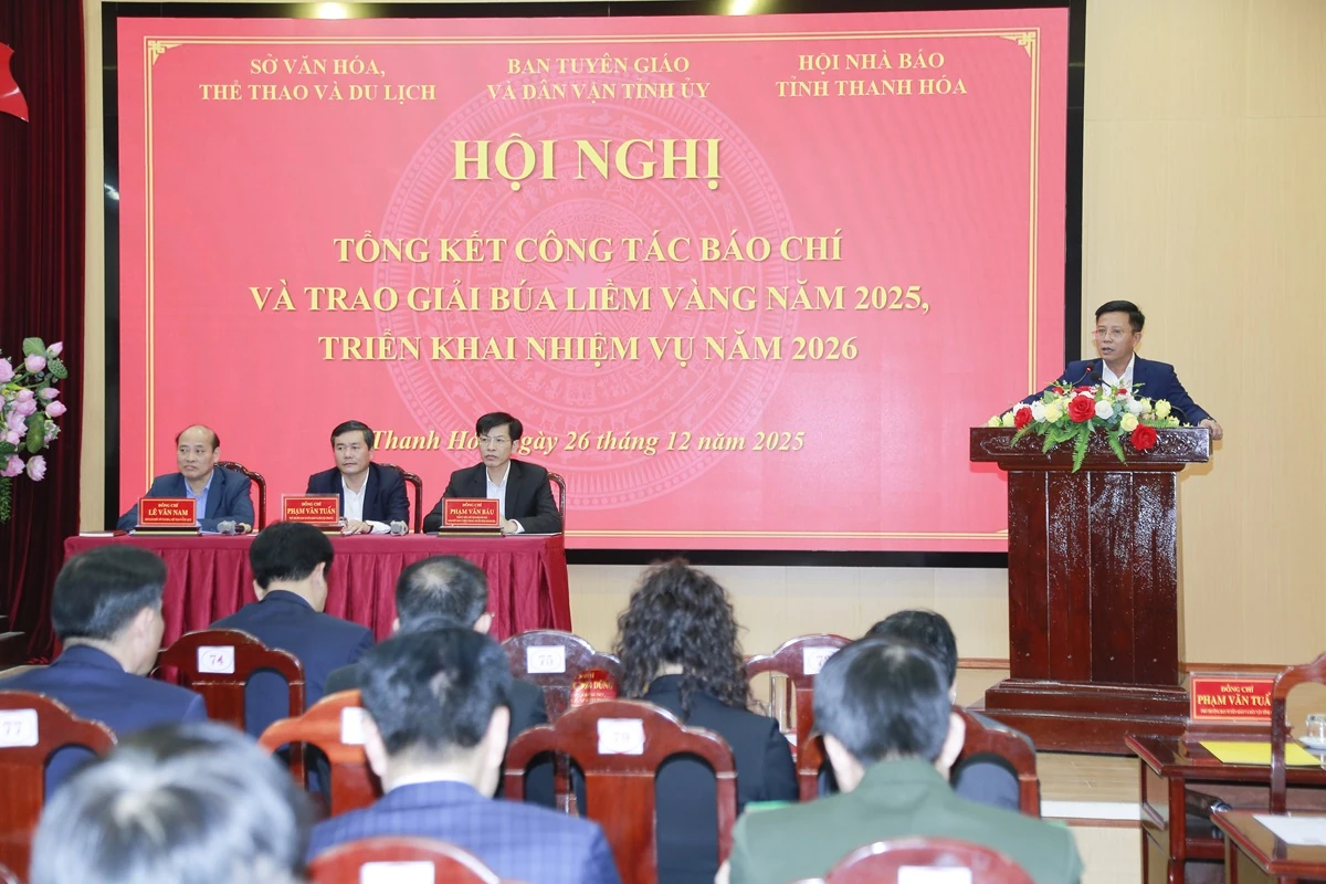 Tổng kết công tác báo chí và trao Giải Búa liềm vàng năm 2025