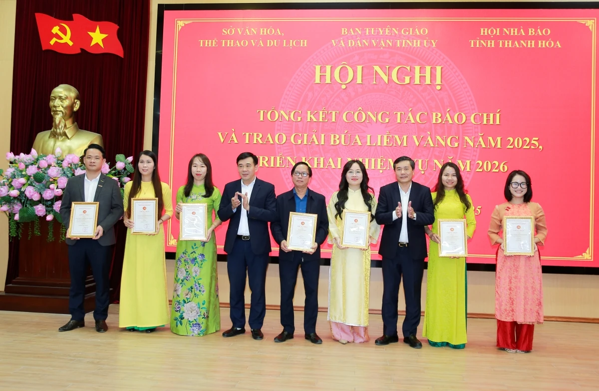 Tổng kết công tác báo chí và trao Giải Búa liềm vàng năm 2025