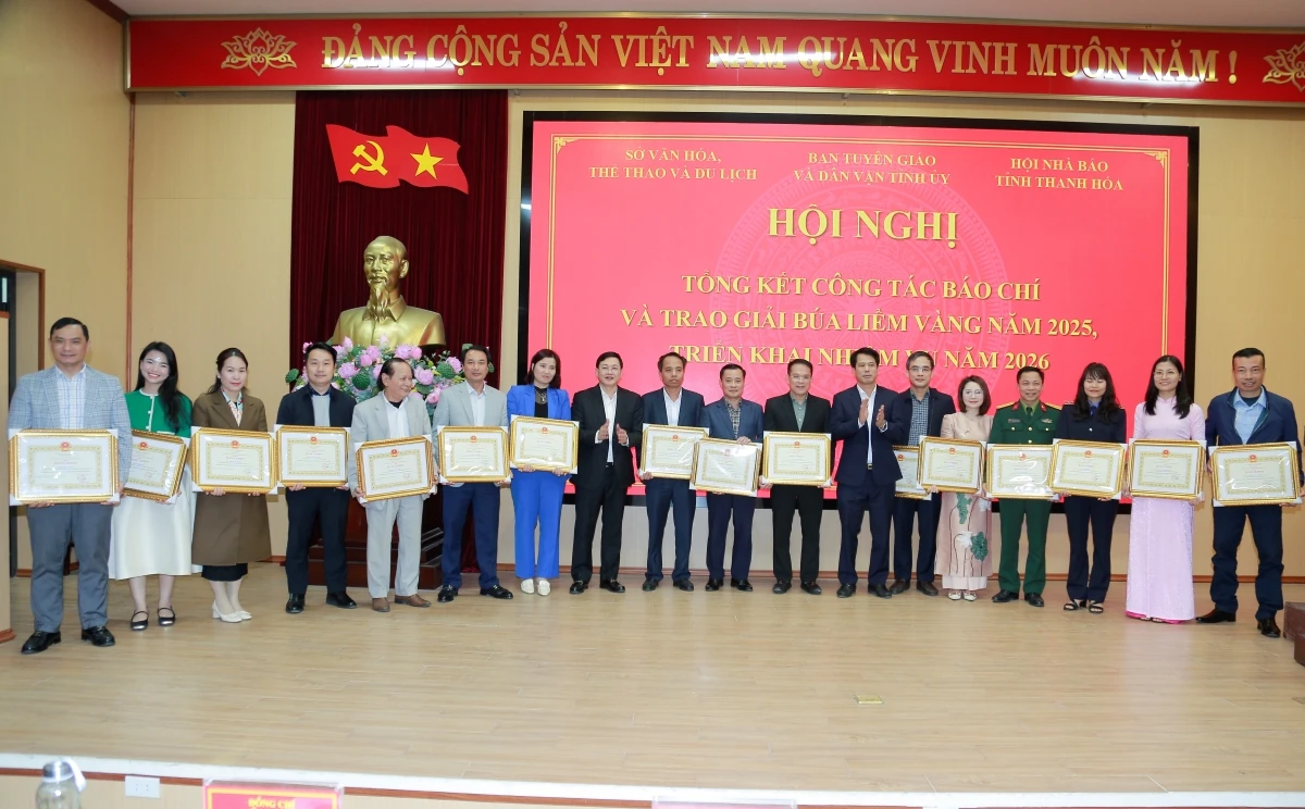 Tổng kết công tác báo chí và trao Giải Búa liềm vàng năm 2025