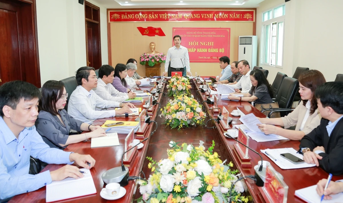 Ban Chấp hành Đảng bộ các cơ quan Đảng tỉnh cho ý kiến, thảo luận triển khai thực hiện Nghị quyết Đại hội, nhiệm kỳ 2025-2030