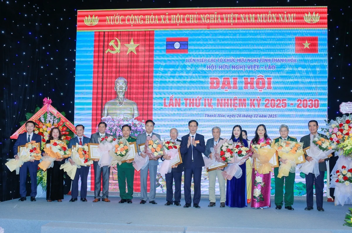 Đại hội Hội hữu nghị Việt - Lào tỉnh Thanh Hóa lần thứ IV, nhiệm kỳ 2025-2030
