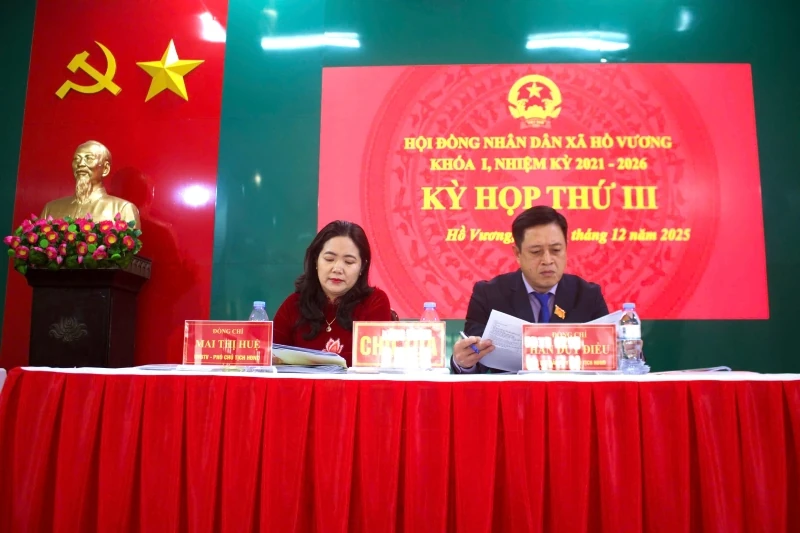 Xã Hồ Vương triển khai nhiệm vụ năm 2026