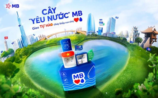 “Cây Yêu Nước” phủ xanh hơn 300 chi nhánh MB: Gieo tự hào chảy khắp non sông