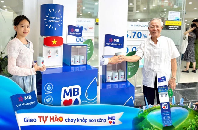 “Cây Yêu Nước” phủ xanh hơn 300 chi nhánh MB: Gieo tự hào chảy khắp non sông