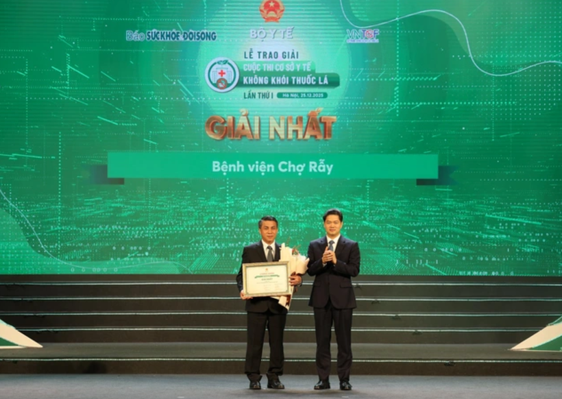 Trao giải Cuộc thi Cơ sở y tế không khói thuốc lá lần thứ I