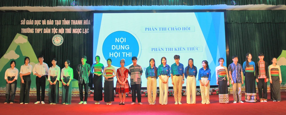 Hội thi tìm hiểu pháp luật cho học sinh Trường THPT Dân tộc nội trú Ngọc Lặc