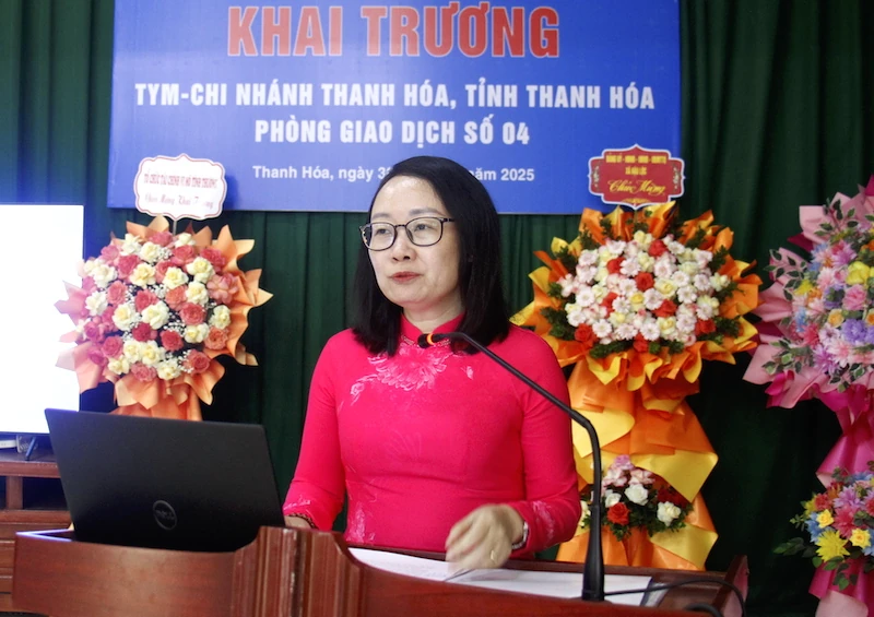 Khai trương phòng giao dịch số 04 của TYM – chi nhánh Thanh Hóa