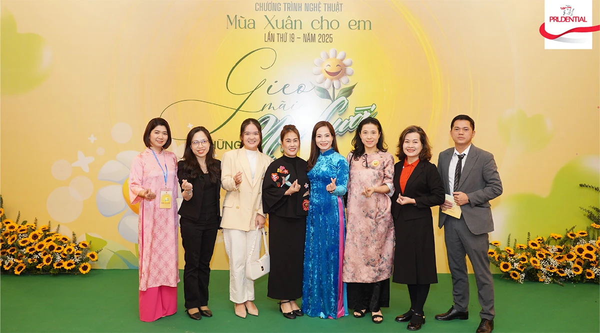 Prudential cam kết hỗ trợ các mầm non tương lai 3.5 tỷ đồng trong năm 2026 thông qua quỹ bảo trợ trẻ em Việt Nam