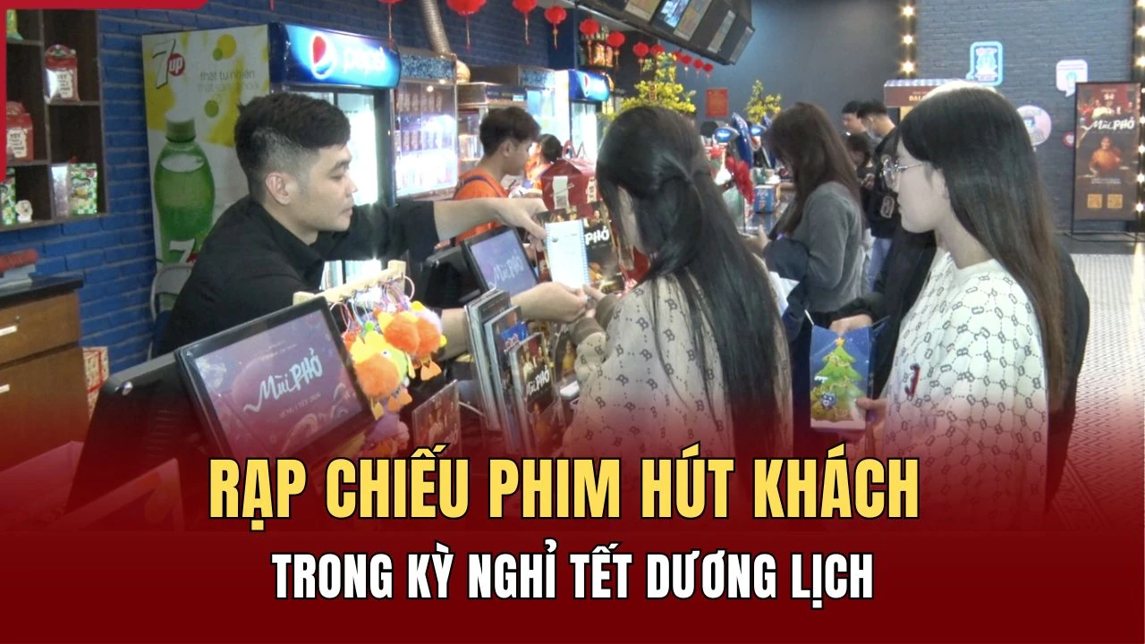Rạp chiếu phim hút khách trong kỳ nghỉ Tết Dương lịch