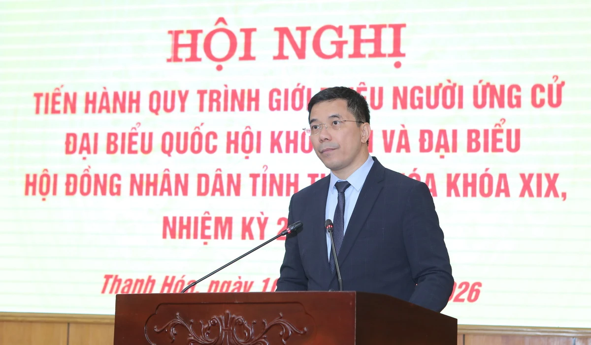 Giới thiệu đồng chí Nguyễn Doãn Anh, Ủy viên Trung ương Đảng, Bí thư Tỉnh ủy ứng cử đại biểu Quốc hội khóa XVI